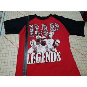 Rap Legends shirt Size Medium Iced Out Clothing Ice Cube Biggie Tupac Distressed